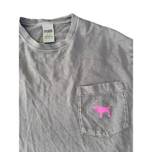 Victoria's Secret Pink Women's Gray Long Sleeve Pullover Sweatshirt Size M